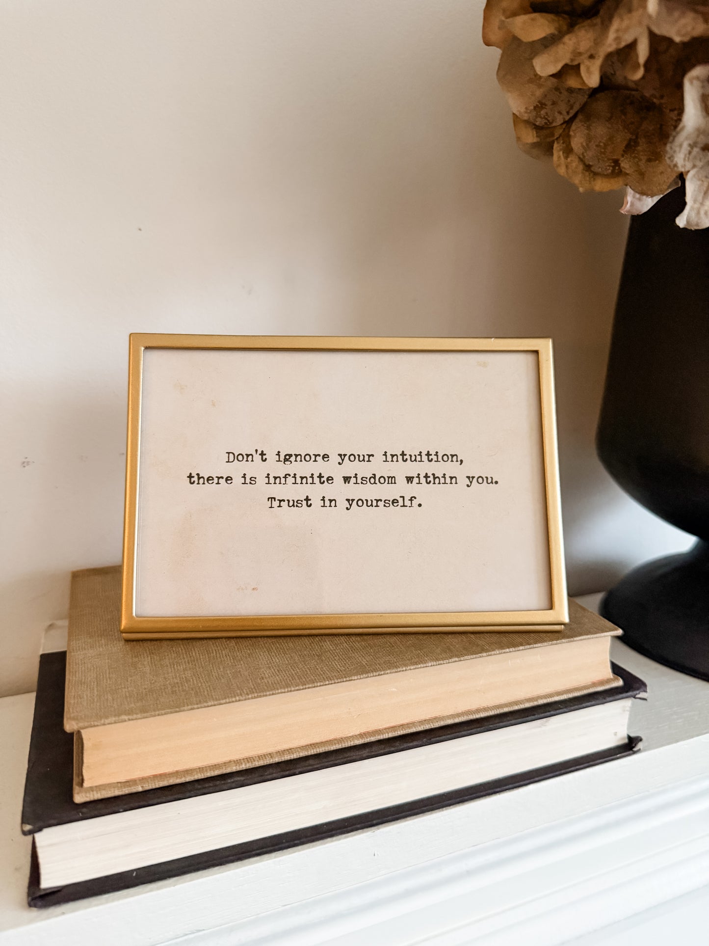 Framed Glass Easel Sayings- Assorted