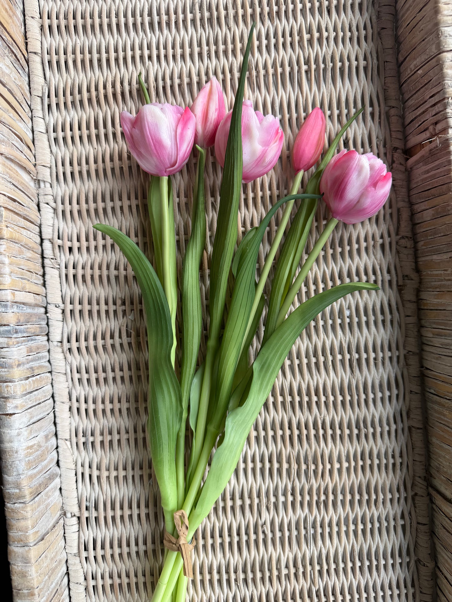 Cotton Candy Pink Avant Garde Peony & Tulip Bundle-15”