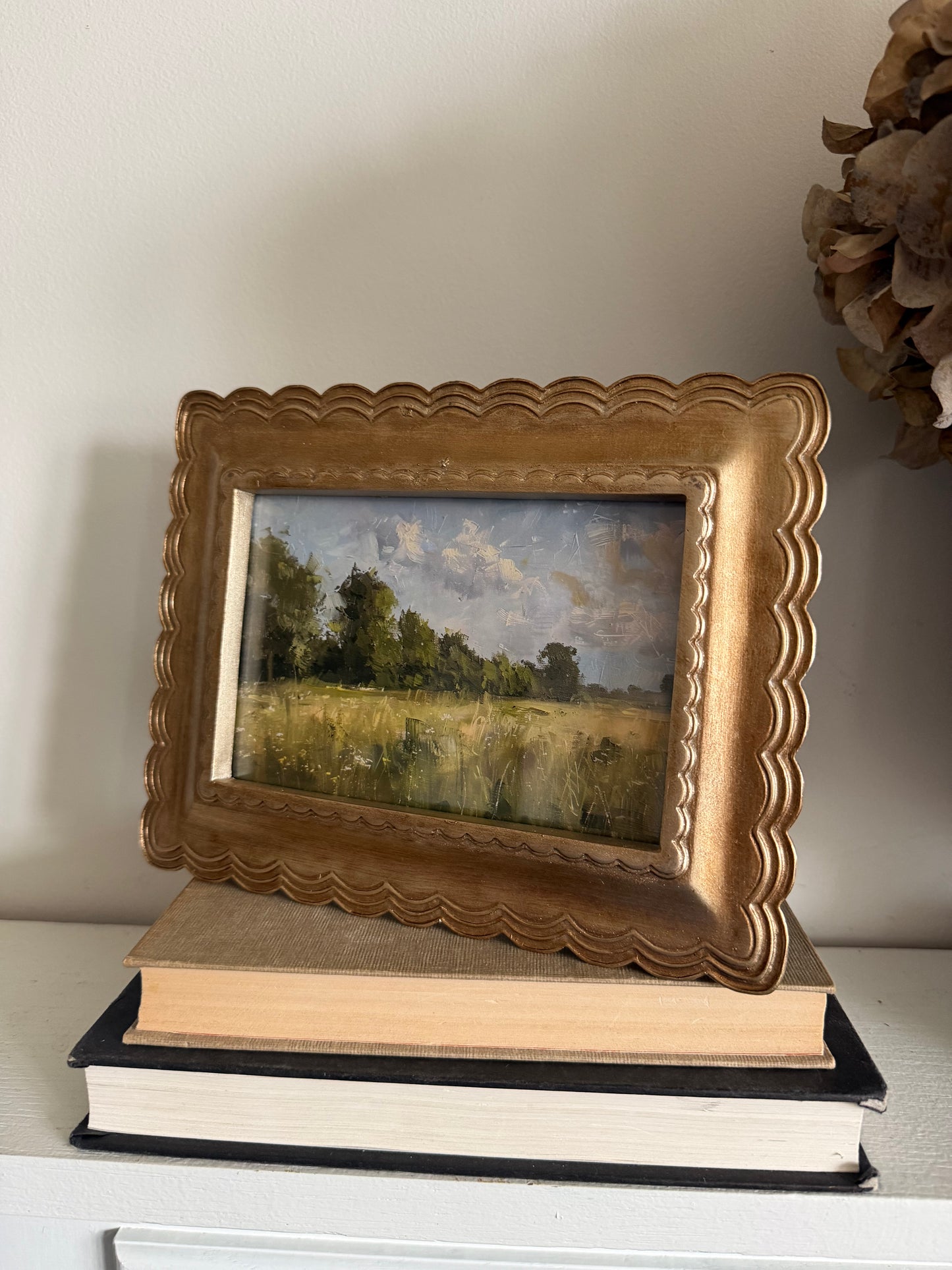 Gold Triple Scallop 4" x 6" Frame