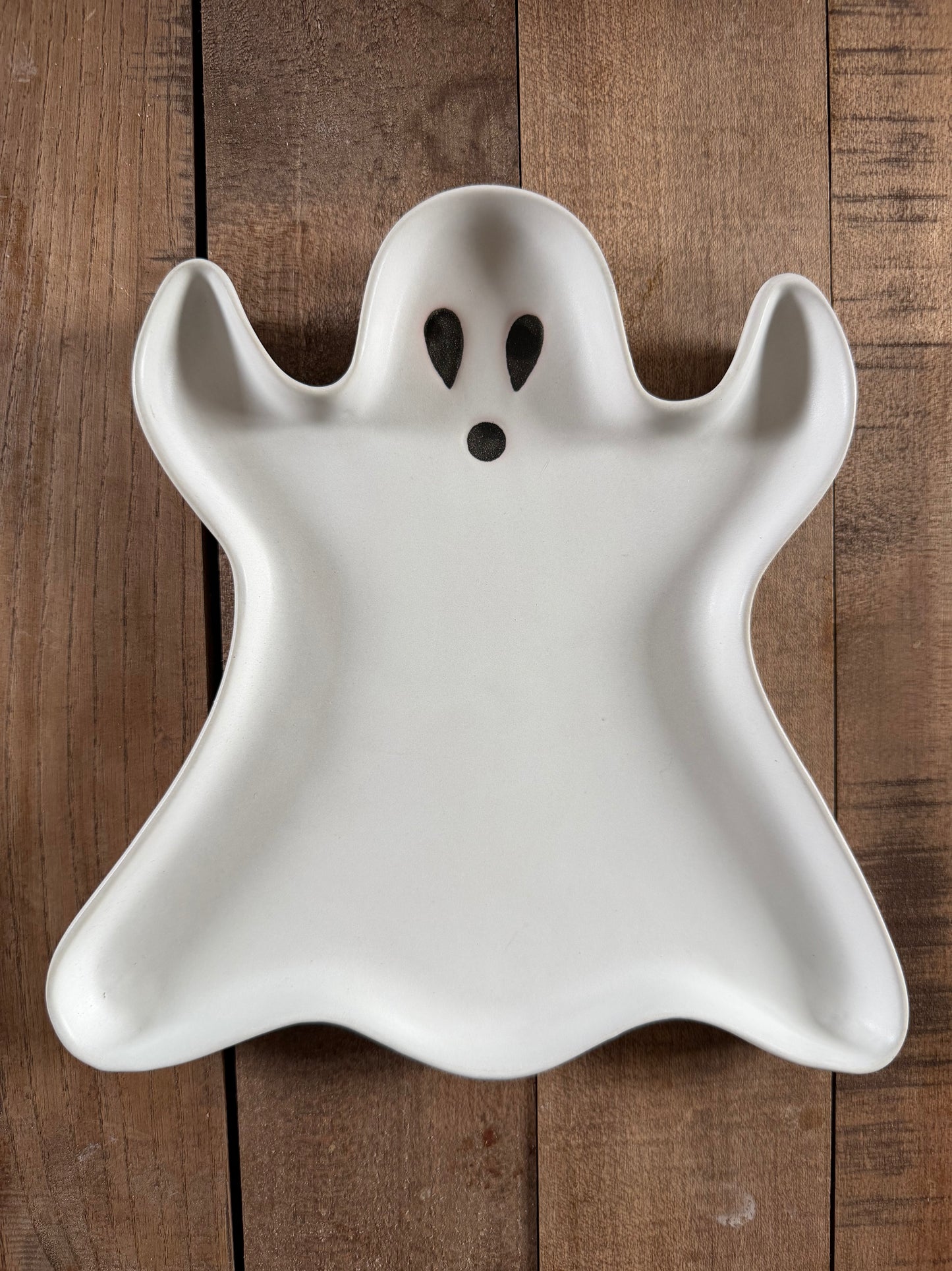 Matte Stoneware Ghost Plate