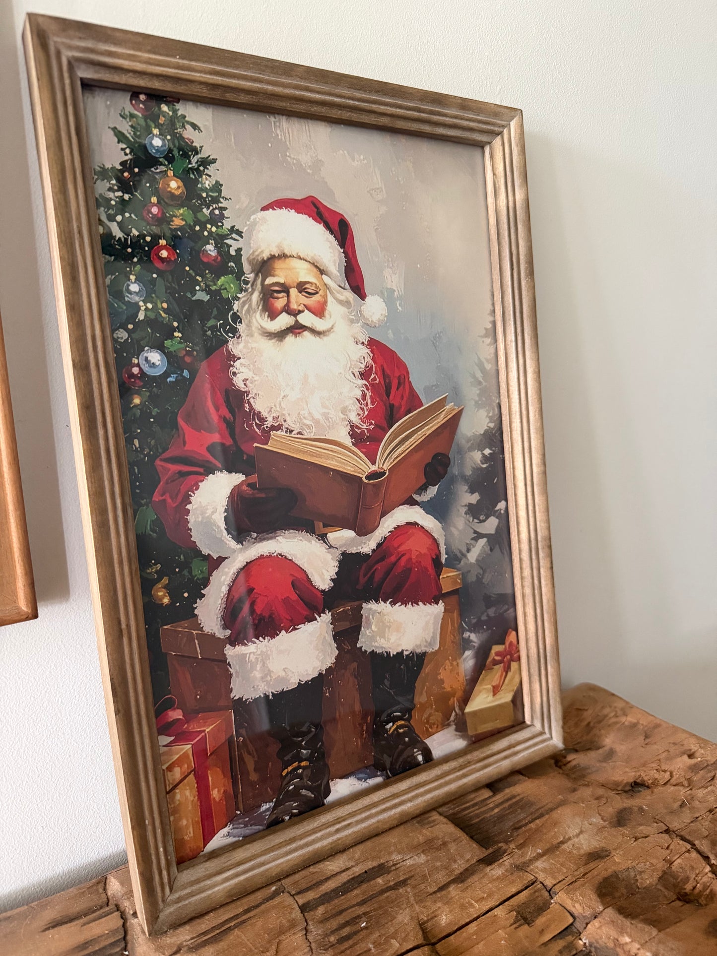 Kris Kringle's Nice List Framed Art