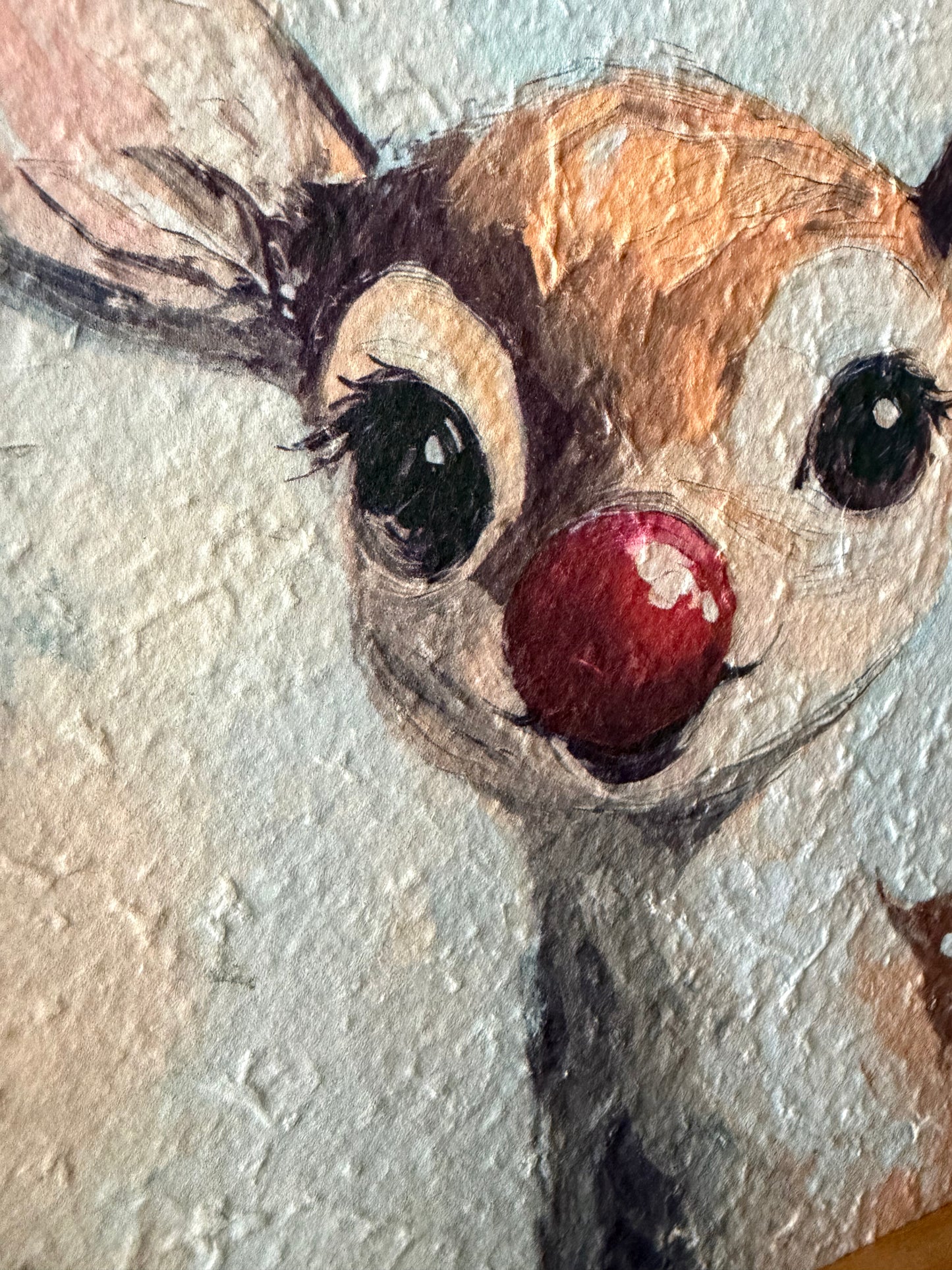 Red Nose Reindeer Wall Art