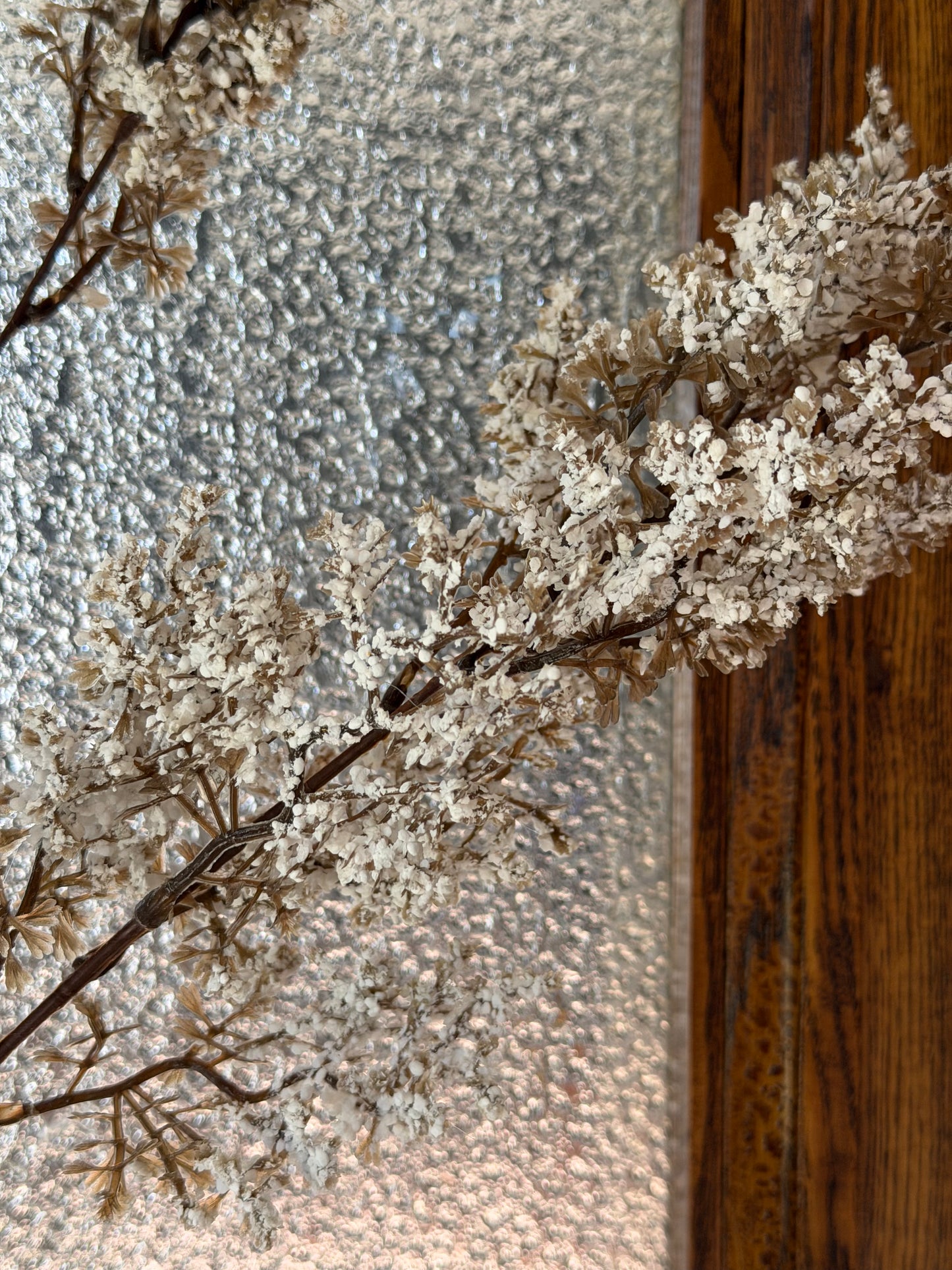 Faux Snowy Juniper Branch- 41"