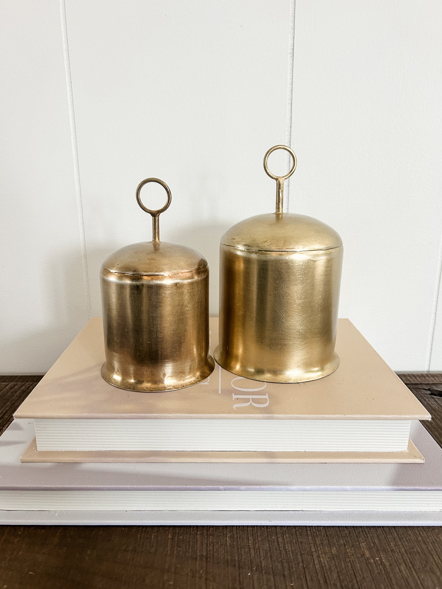 Vintage Antiqued Brass Bells- Assorted Sizes