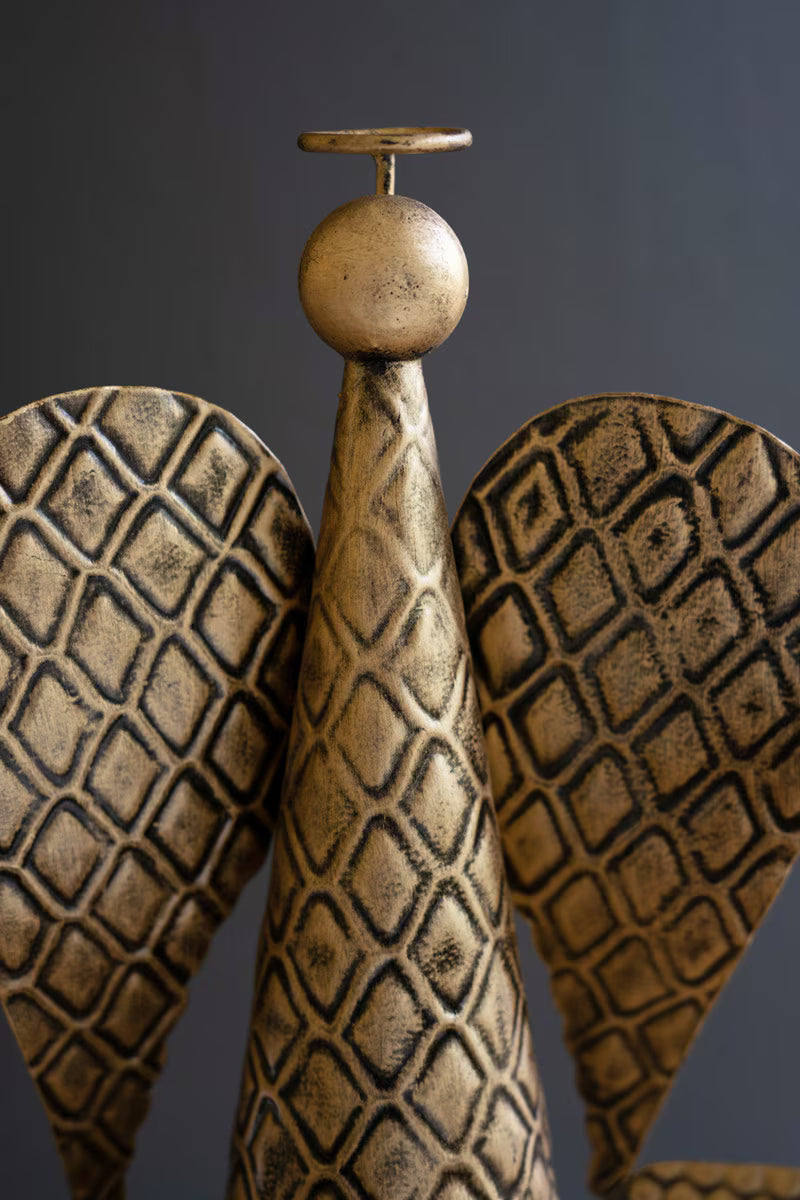 Antiqued Gold Tabletop Angels Assorted