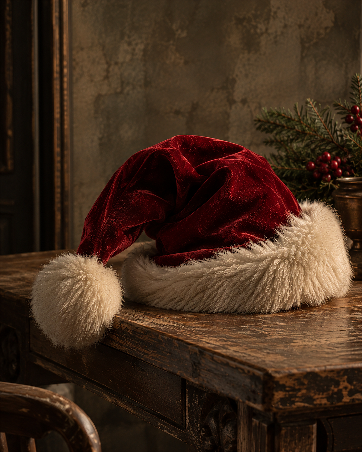 Santa's Hat Print (no frame)- Preorder
