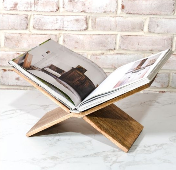 Natural Wood Book/Magazine Holder