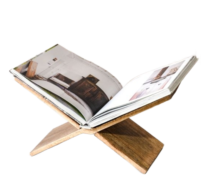 Natural Wood Book/Magazine Holder