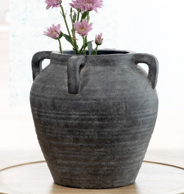 Betsy Large Antique Charcoal Vase