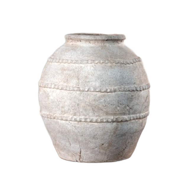 Small Liberty Line Taupe Artisan Vase