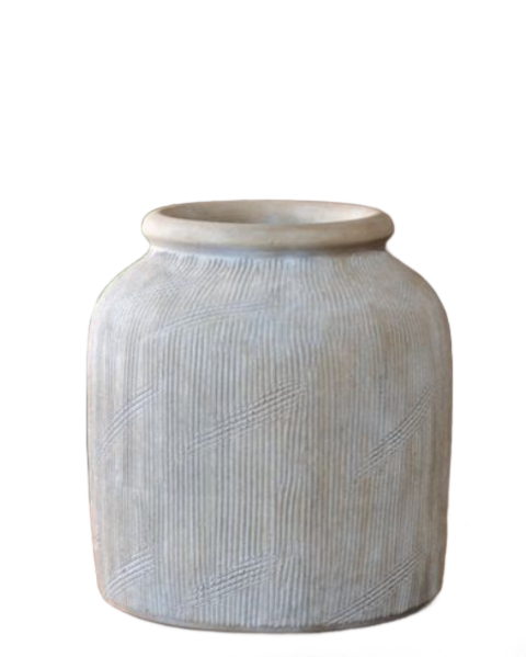 Greige Deco Line Vase