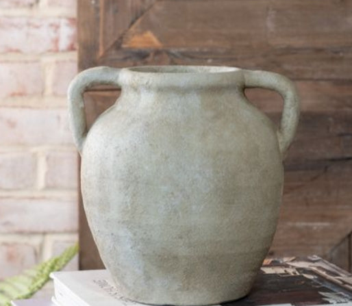 Raven 2-Handle Artisan Vase