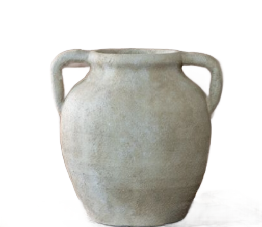 Raven 2-Handle Artisan Vase