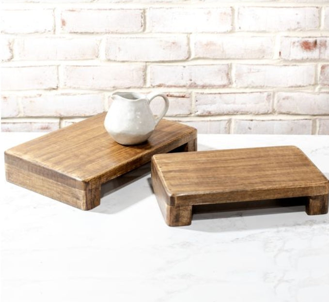 Mango Wood Risers Assorted