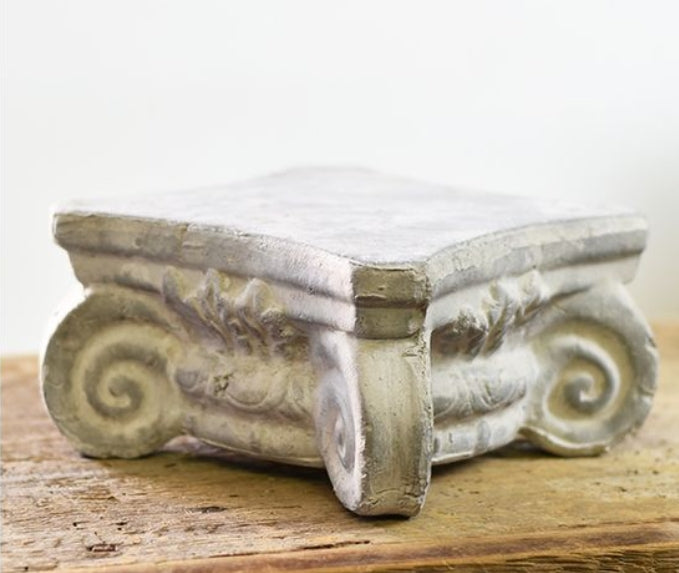 Grey Vintage Inspired Pedestal