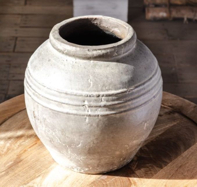 Large Mandy Charcoal Vase