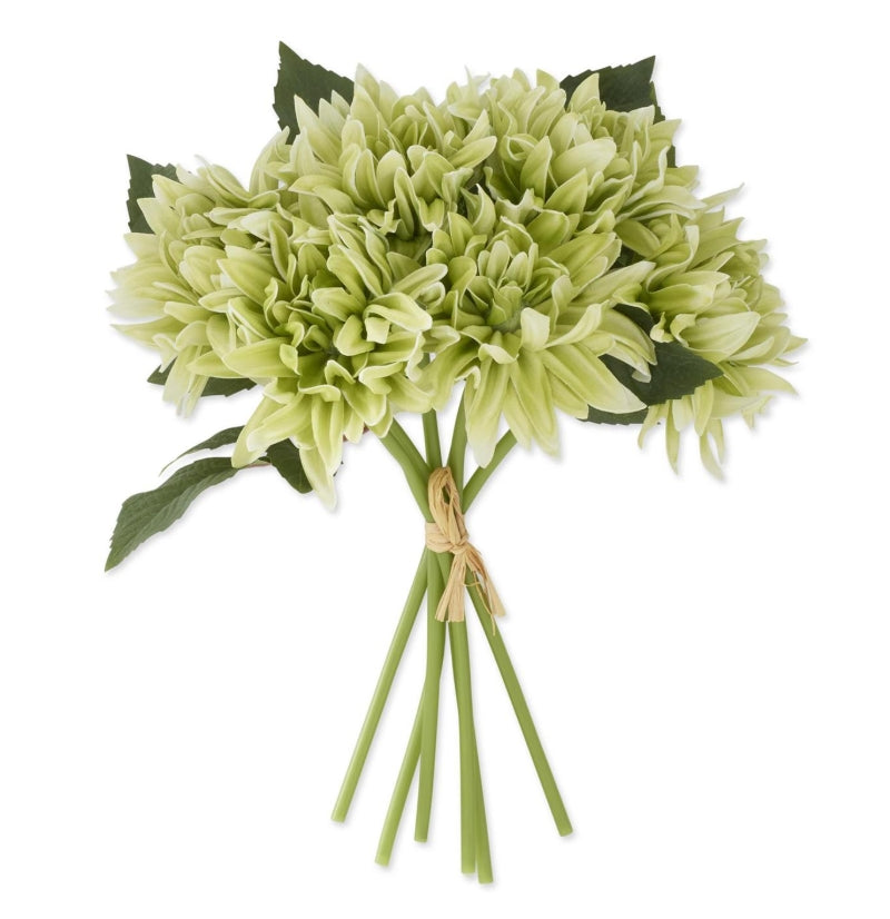 Green Real Touch Dahlia Bundle
