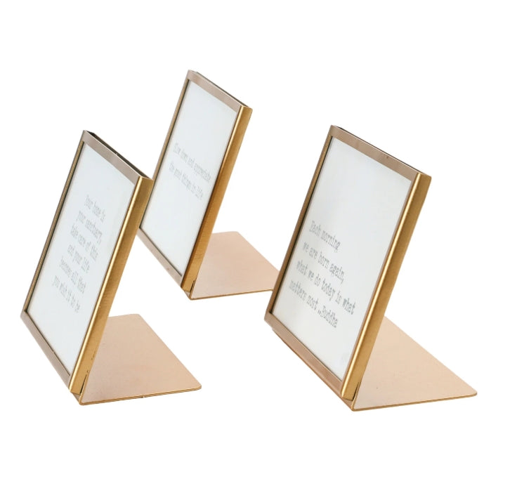 Framed Quotes in Gold 4x6" Frame