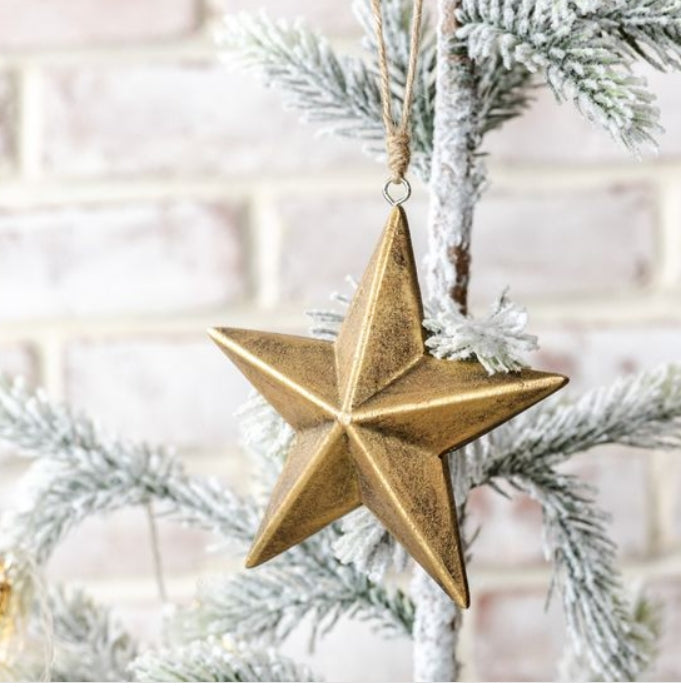 Wooden Star Ornament