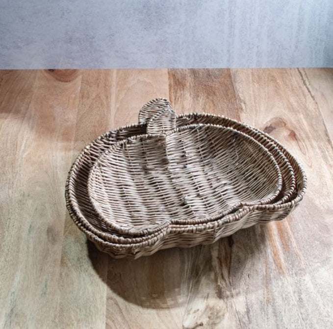 Willow Pumpkin Baskets Assorted