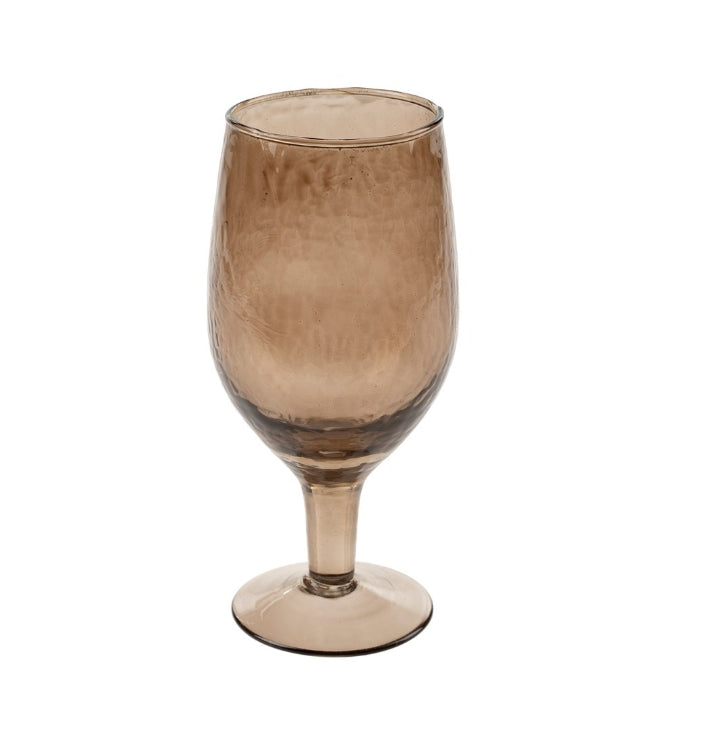 Earth Brown Valdes Wine Glass