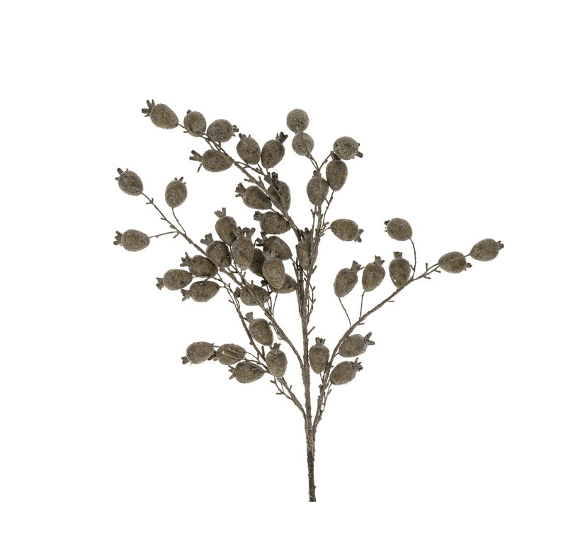 Moody Plum Dried Berry Branch