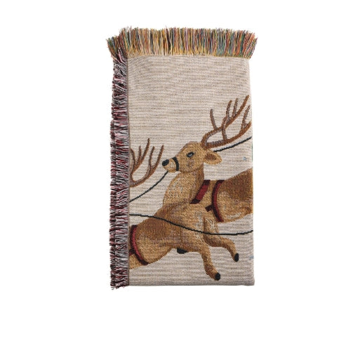 Classic Christmas Jacquard Blanket