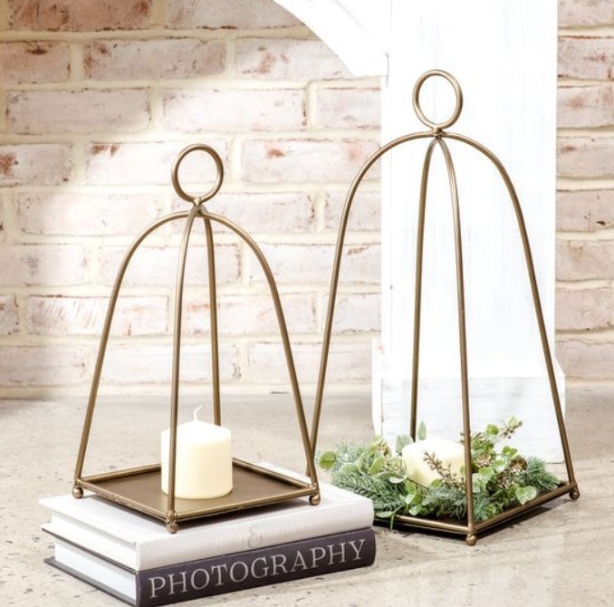 Gold Simple Silhouette Lanterns