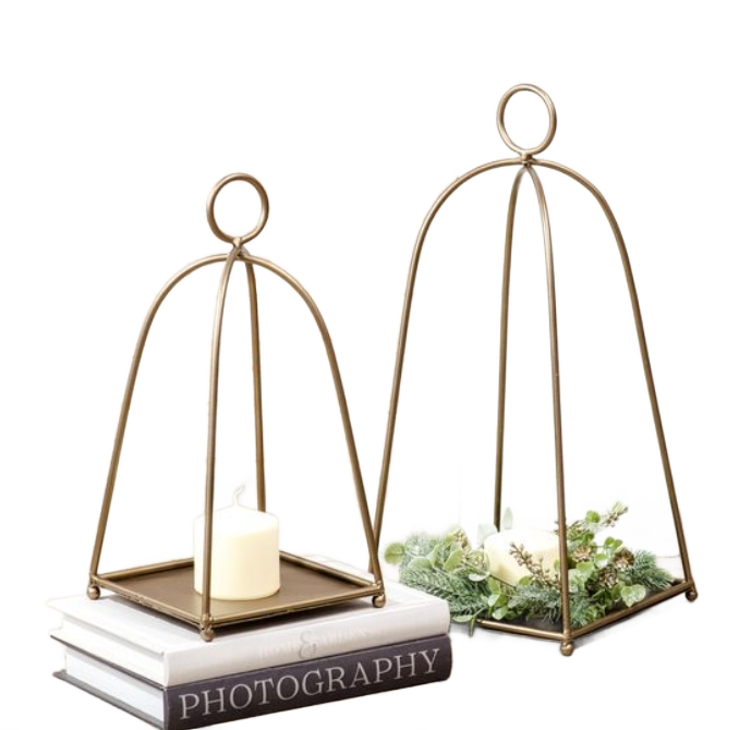 Gold Simple Silhouette Lanterns