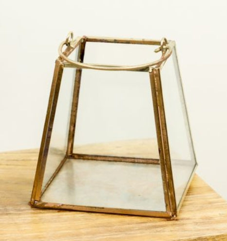 Mini Open Brass Lantern