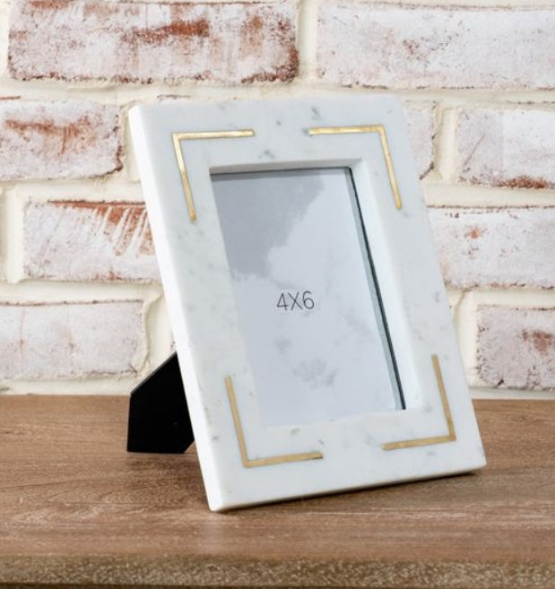 Marble 4x6 Photo Frame