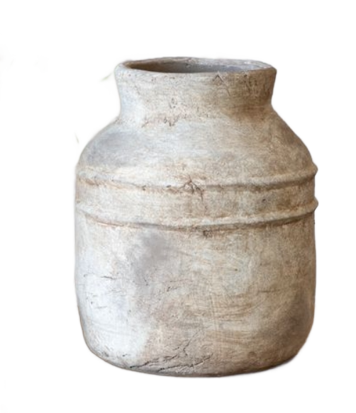 Large Trina Taupe Vintage Vessel