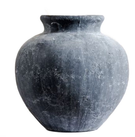 Charcoal Plum Spout Vase