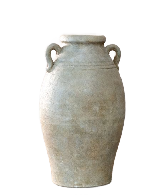 Stasia Tall Natural Wash Two Handle Jug