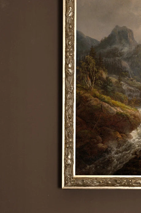 Shores of Time Silver Framed Art