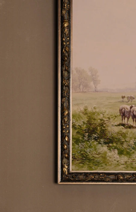 Fields in Bloom Bronze Framed Art