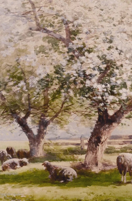 Fields in Bloom Bronze Framed Art