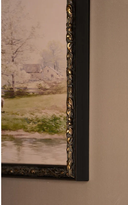 Fields in Bloom Bronze Framed Art