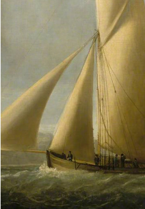 Sailing Seas Bronze Framed Art