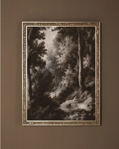 Forgotten Forest Silver Framed Art