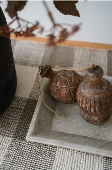 Wooden Ball Ornament