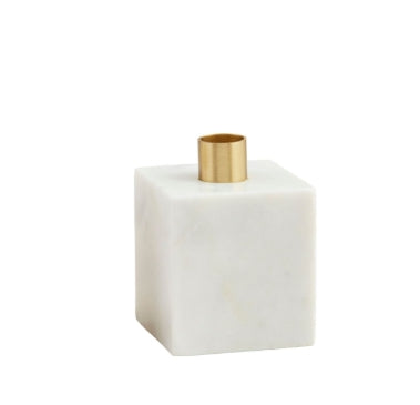 Marble & Gold Taper Candle Holders Assorted