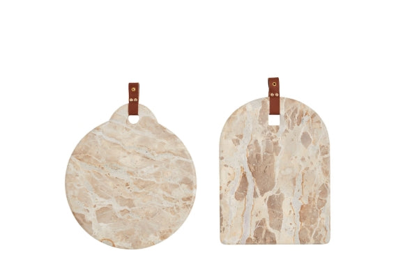 Taupe Marble Serving Boards Assorted