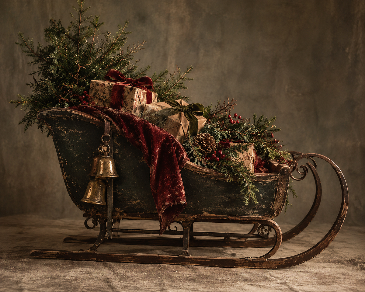 Holiday Sleigh Print (no frame)- Preorder