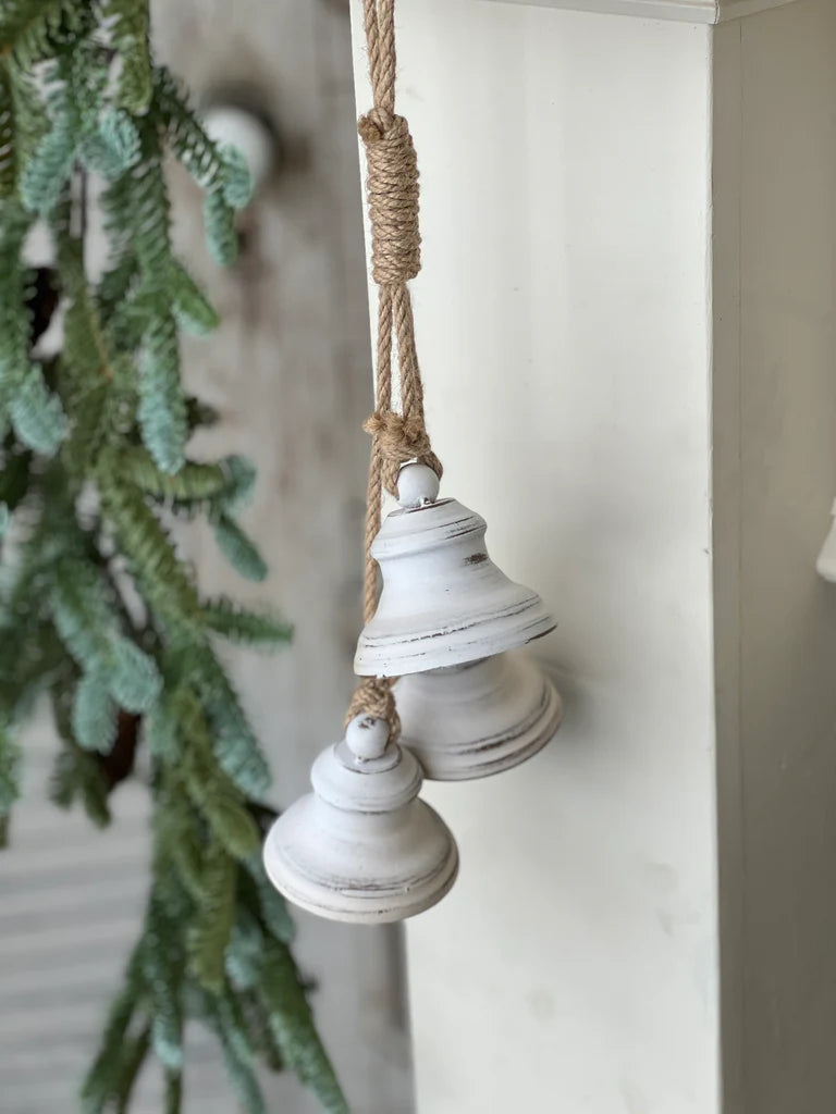 White Wash Bowstring 3 Bell Drop