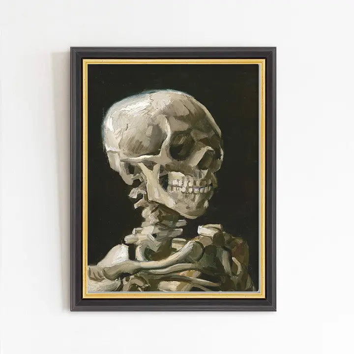Smiling Mr. Bones Art Print (no frame)