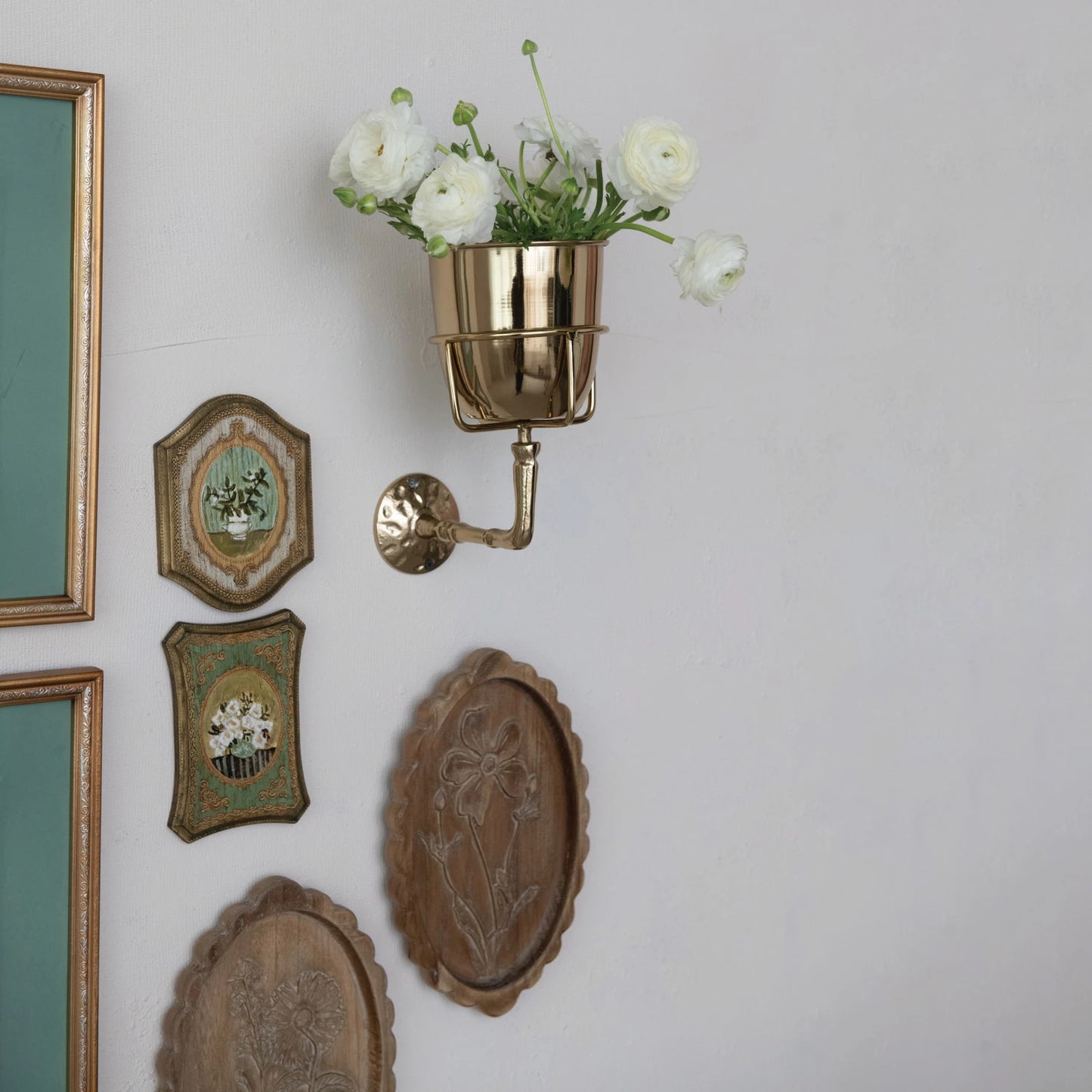 Stainless Steel & Aluminum Wall Vase