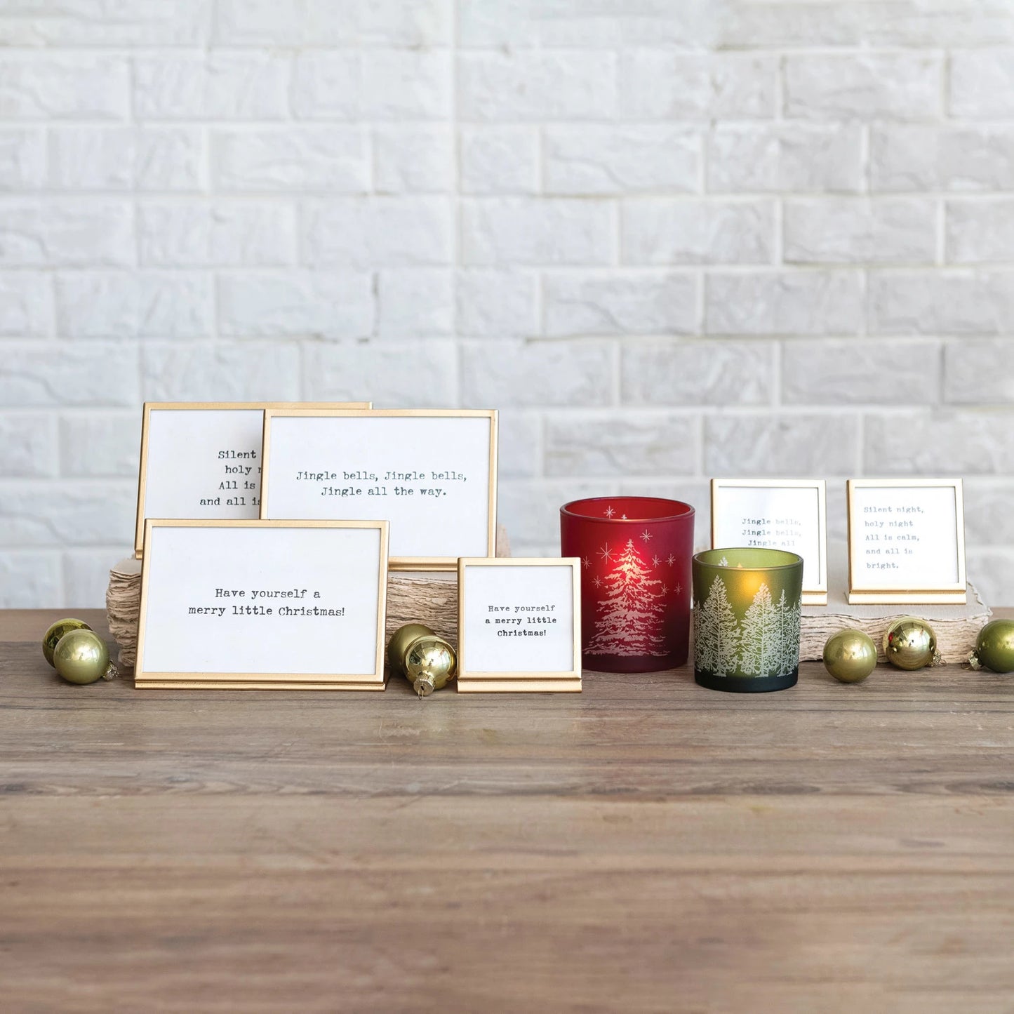 Mini Holiday Gold Frames