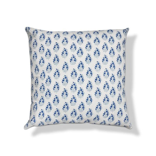 Blue Colour Blocked Pillow