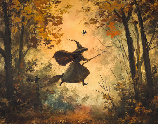 Flying Witch Print (no frame)